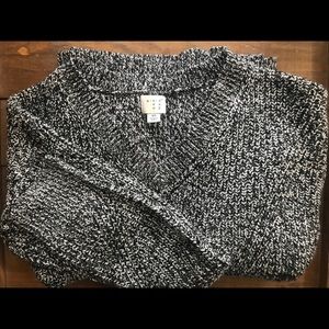 High Quality Marled Black Sweater Size XS